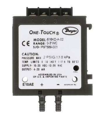 Dwyer Series 616KD Series Differential Pressure Transmitter 616KD-B-54