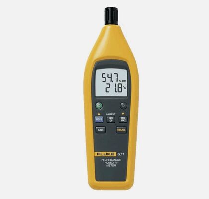 Fluke 971 Temperature Humidity Meter Temp, Range -20°C to 60°C (-4°F to 140°F)