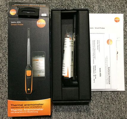 The original testo 405i anemometer intelligent hot-wire air volume measuring instrument for pipeline wind speed detection is in stock