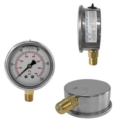 Factory Price With High Quality Stainless Steel Air Wika Pressure Gauge Model:232.50