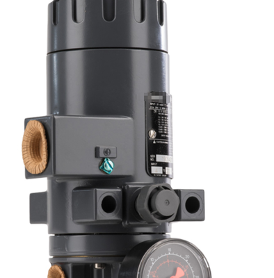 Rosemounte type 646 Electro-Pneumatic Transducer Mounted on a Sliding‐Stem Actuator