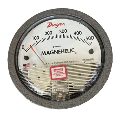 کاملاً جديد اصلي D Wyer- دستگاه فشار فرقي ميكانيکي MagNEHELIC دستگاه فشار فرقي 0-500 Pa