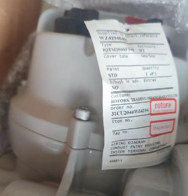 ROTORK Electric Actuator IQ Series IQ IQT IQM IQTC IQC Electric Actuator With Chinese butterfly Valve Electric Control Valve