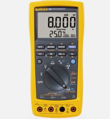 فلوک 789 ProcessMeter Digital Multimeter Loop Calibrator W/ Leads -Calibrated (فلوک 789 پروسس متر دیجیتال مولتی متر کالیبراسیون حلقه ای W/ Leads -کیلیبر شده)