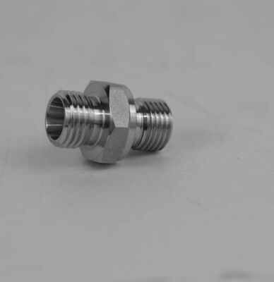 Swagelok Type Stainless Steel 316 High Pressure Forged Zinc Plated Hex Coupling 1/4 Inch 3/8 Inch NPT Male Water Pipe Fittings