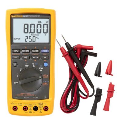 Hot sale - Original equipment. Fluke 787B ProcessMeter - Compact digital multimeter and mA loop calibrator solution - In stock