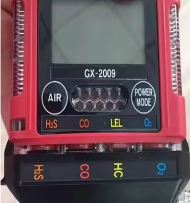 RIKEN KEIKI GX-2009 ATEX Certified 4-in-1 Portable Gas Detector with IP67 Protection for O2 LEL H2S CO Monitoring