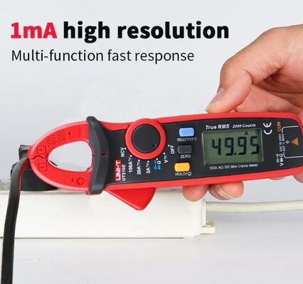 UNI-T UT201 Plus AC/DC Voltage Clamp Meter Multimeter True RMS 600A 28mm Clamp Opening 300V CAT IV LCD