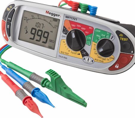 Megger MFT1721 Multifunction Installation Tester برای آزمایش جامع الکتریکی