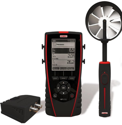Good Quality KIMO LV110 LV111 LV117 LV130 Thermo-anemometer with Integrated Vane Probe