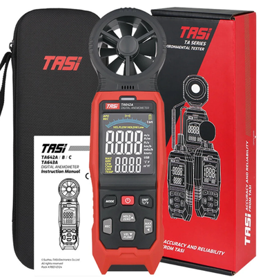 TASI TA642 series TA642A TA642B TA642C Portable Digital Wind Speed Meter Air Volume Tester
