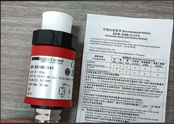 Huba Control Pressure transmitter 501.931003141