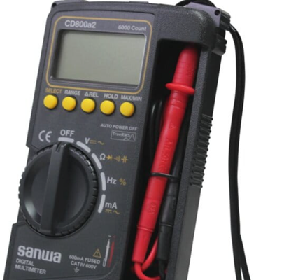 Sanwa CD800a | CD800a2 | CD800a3 | Digital Multimeter with Tough Body Cover,600V