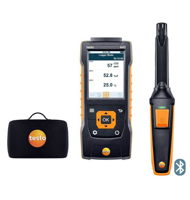 Testo 440 High Accuracy Wide Range Intelligent Temperature Humidity Controller Digital Display 0.1C/F Resolution 1 Year
